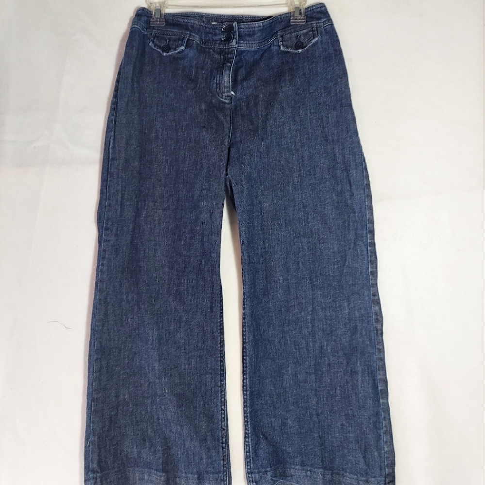 Jones New York sport petite wide leg jeans